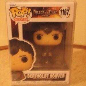 Funko Pop! Attack on Titan – Bertholdt Hoover #1167 (Like New, Protective Film)